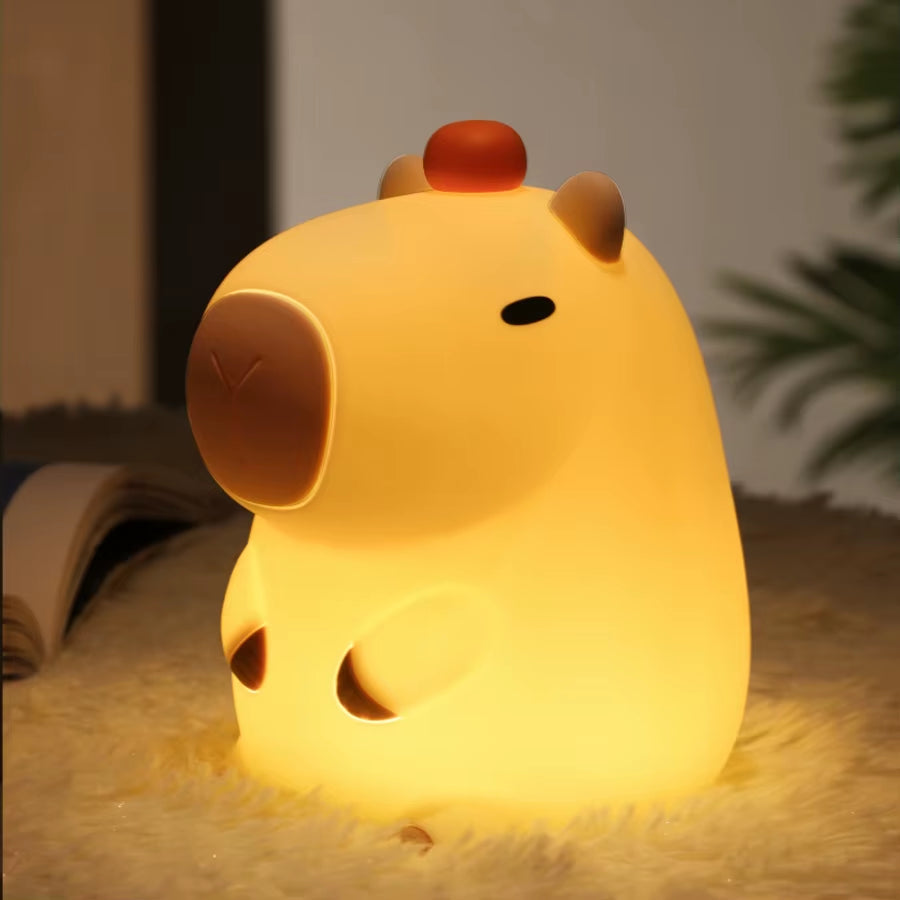LED Night Light Silicone Rabbit Touch Sensor Lamp Cute Animal Light Bedroom Decor Gift for Kid Baby Child Table Lamp Home Decor