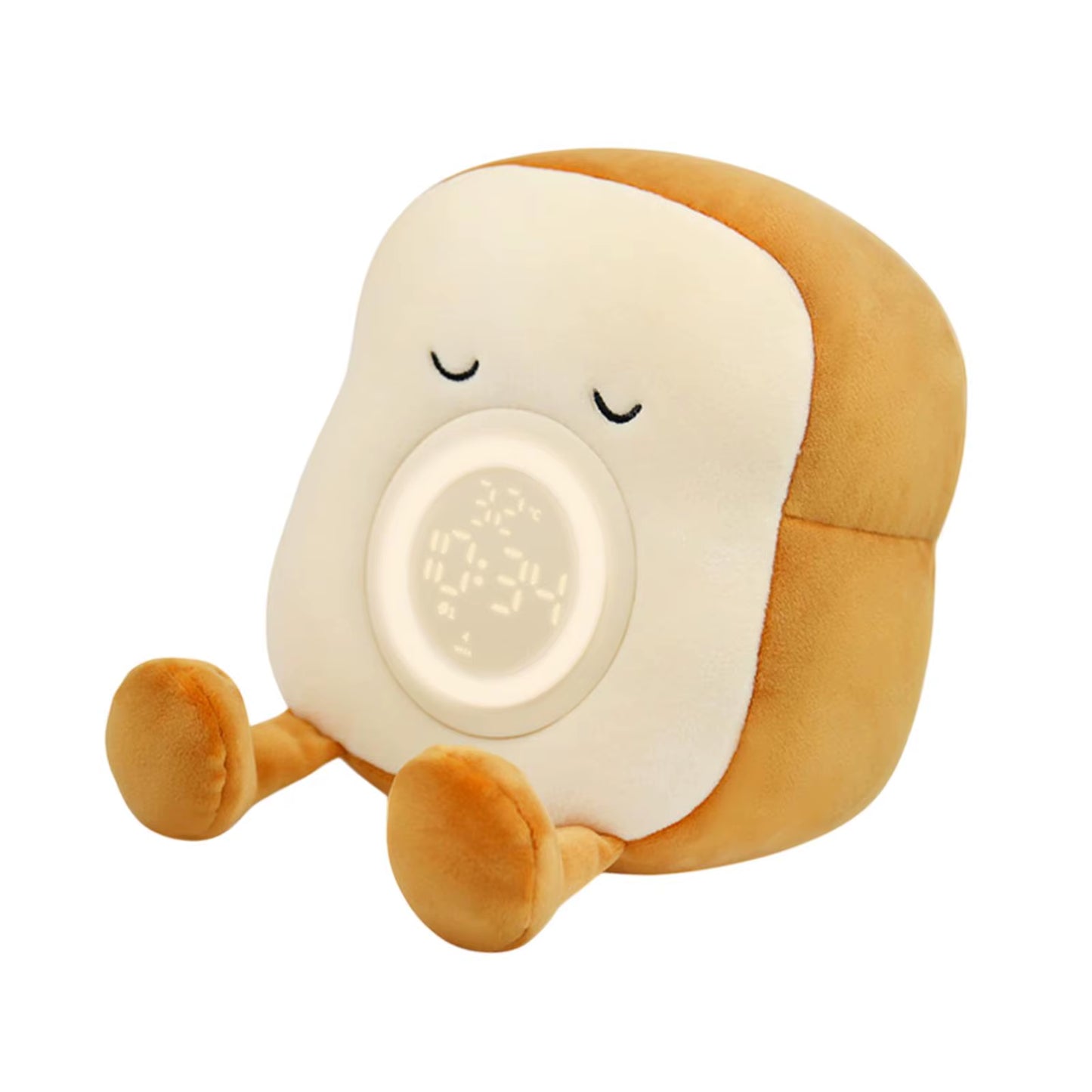 Stuffed Alarm Clock Vibration Bedside Lamp for Women Bedroom Room Decor Kids