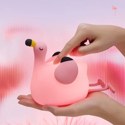 LED Night Light Silicone Rabbit Touch Sensor Lamp Cute Animal Light Bedroom Decor Gift for Kid Baby Child Table Lamp Home Decor