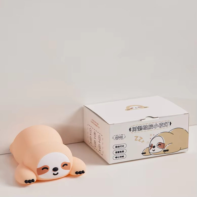 LED Night Light Silicone Rabbit Touch Sensor Lamp Cute Animal Light Bedroom Decor Gift for Kid Baby Child Table Lamp Home Decor