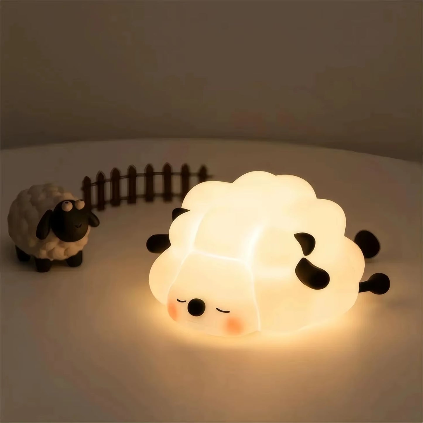 LED Night Light Silicone Rabbit Touch Sensor Lamp Cute Animal Light Bedroom Decor Gift for Kid Baby Child Table Lamp Home Decor