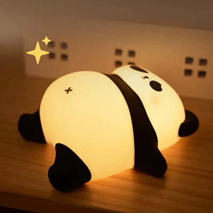 LED Night Light Silicone Rabbit Touch Sensor Lamp Cute Animal Light Bedroom Decor Gift for Kid Baby Child Table Lamp Home Decor