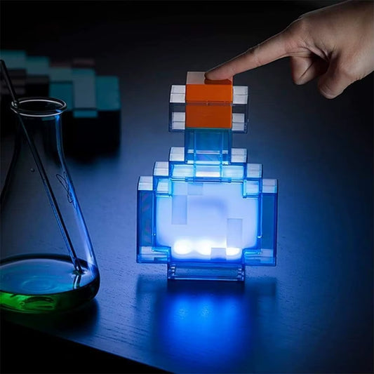 MC Game Night Light Change Color Liquid Medicine Bottle Model Night Light Type C Rechargeable Abs Light for Cabinet Wardrobe